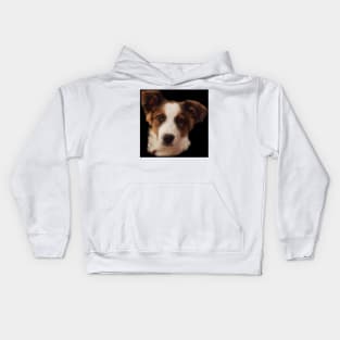 Charly Australian Shepherd Mix Kids Hoodie